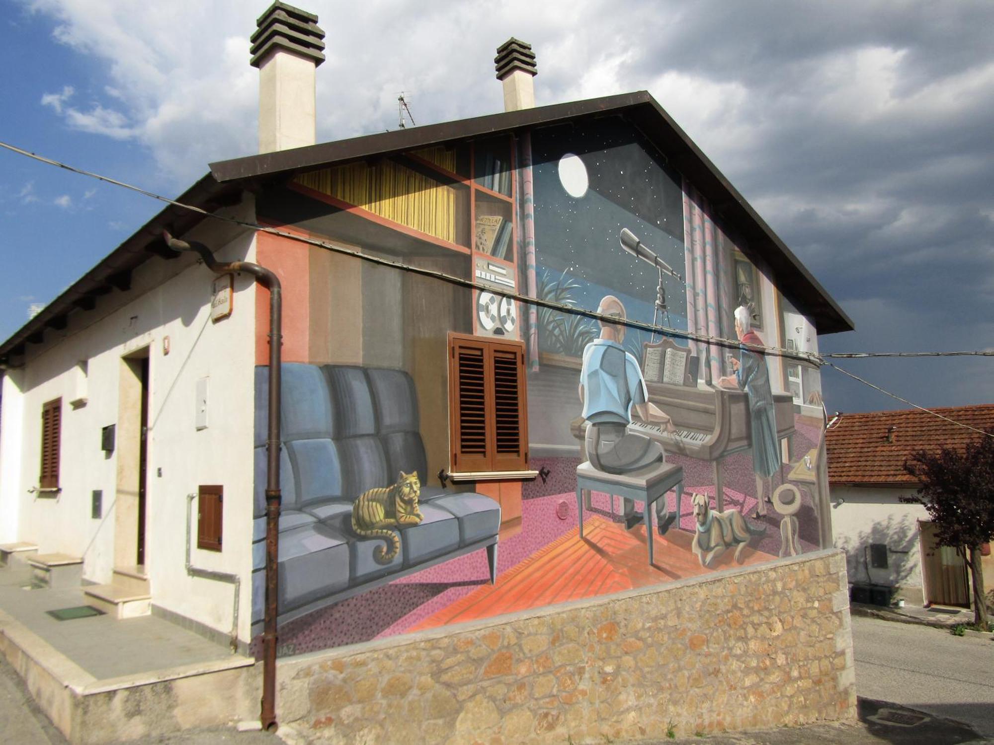 Eteld El Tiempo En La Distancia Villa Aielli Bagian luar foto